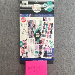 The Happy Planner Glitter Paint Sticker Book